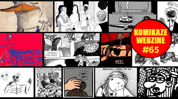 Homepage comic strip webzine komikaze 65 flayer 1